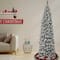 7.5ft. Unlit Acacia Pencil Slim Flocked Artificial Christmas Tree